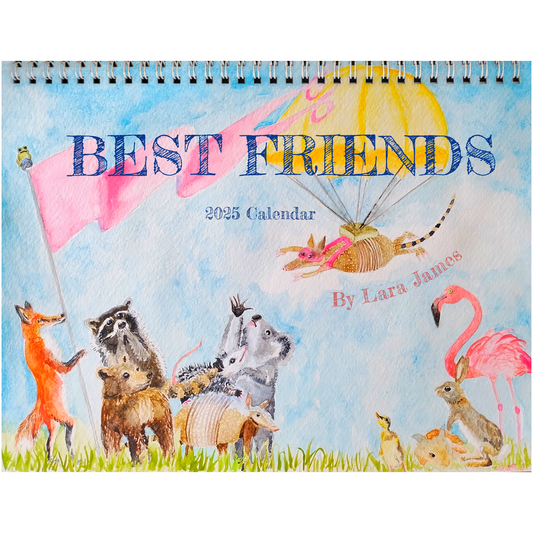 Best Friends 2025 Wall Calendar